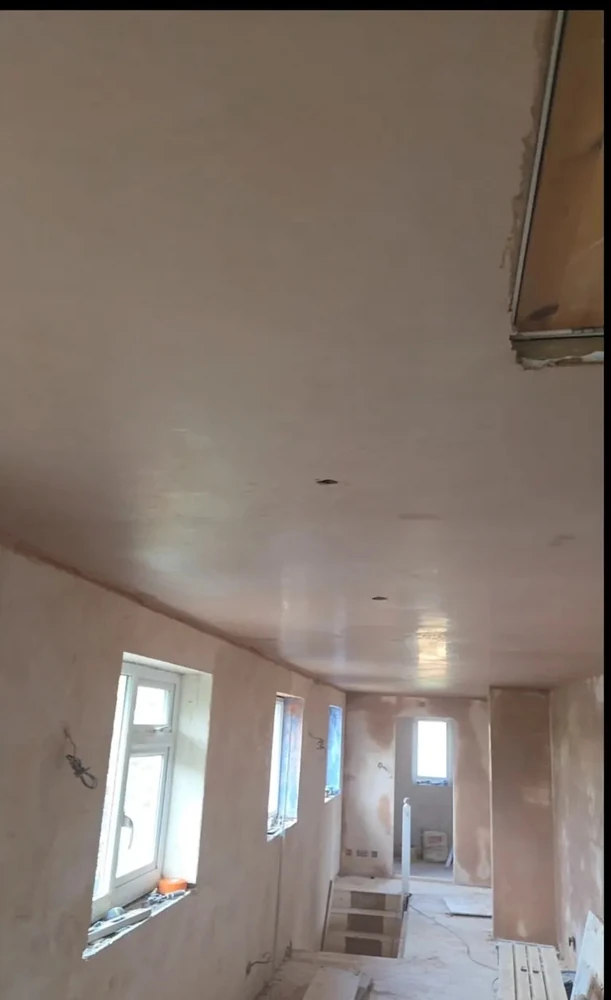 Freshly Plastered Walls Ready for Paint